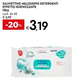 Bennet Salviettine milleusipiù detergenti effetto igienizzante FRIA offerta