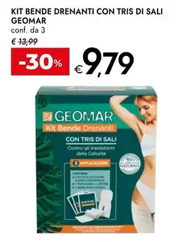 Bennet Kit bende drenanti con tris di sali GEOMAR offerta