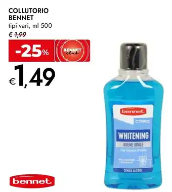 Bennet Collutorio BENNET offerta