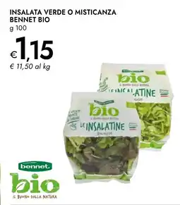 Bennet Insalata verde o misticanza BENNET BIO offerta