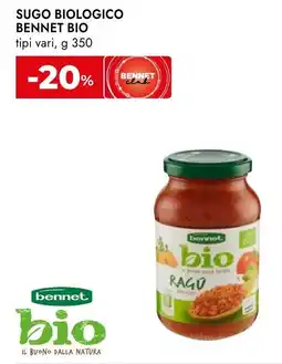 Bennet Sugo biologico BENNET BIO tipi vari offerta