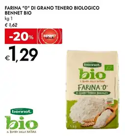 Bennet Farina "o" di grano tenero biologico BENNET BIO offerta