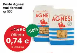 Despar Pasta Agnesi vari formati offerta