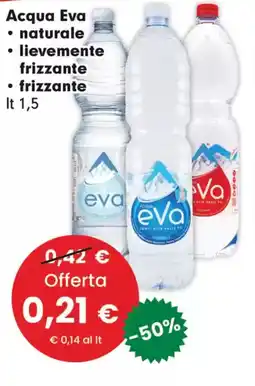 Despar Acqua Eva naturale lievemente frizzante offerta
