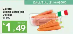 Despar Carote Scelta Verde Bio Despar offerta