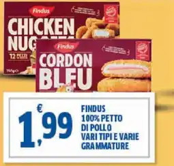 Sigma Findus 100% petto di pollo vari tipi e varie grammature offerta