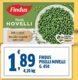 Sigma Findus piselli novelli offerta