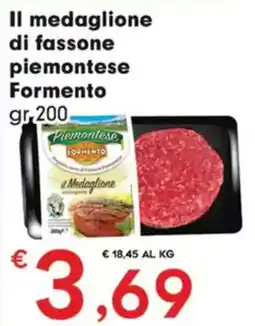 Despar Il medaglione di fassone piemontese Formento offerta