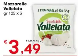 Despar Mozzarelle Vallelata offerta
