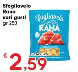 Despar Sfogliavelo Rana vari gusti offerta