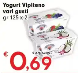Despar Yogurt Vipiteno vari gusti offerta
