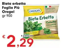 Despar Bieta erbetta Foglia Più Orogel offerta