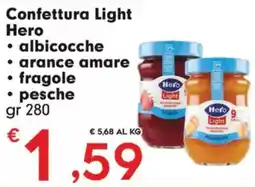 Despar Confettura Light Hero offerta