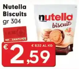 Despar Nutella Biscuits offerta