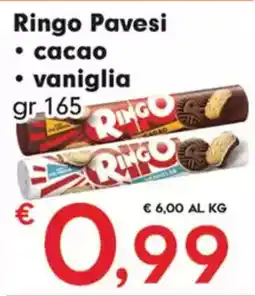 Despar Ringo Pavesi cacao vaniglia offerta