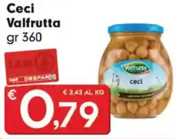 Despar Ceci Valfrutta offerta