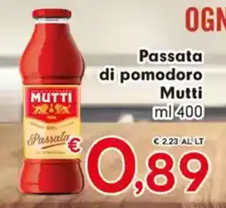 Despar Passata di pomodoro Mutti offerta