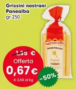 Despar Grissini nostrani Panealba offerta