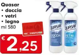 Despar Quasar doccia vetri  legno offerta