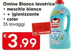 Despar Omino Bianco lavatrice muschio bianco + igienizzante color offerta