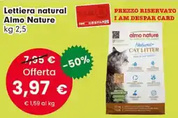 Despar Lettiera natural Almo Nature offerta
