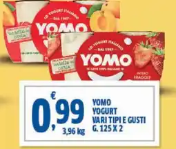 Sigma Yomo yogurt vari tipi e gusti offerta