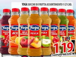 Il Genio Supermercato Yoga succhi di frutta assortimento offerta