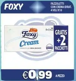 Opportunity Shop Foxy fazzoletti con crema idrat. offerta