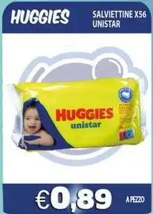 Opportunity Shop Huggies salviettine x56 unistar offerta