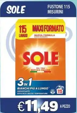 Opportunity Shop Sole fustone 115 misurini offerta