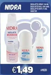 Opportunity Shop Nidra deolatte spray offerta