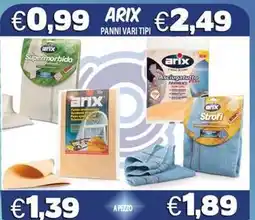 Opportunity Shop Arix panni vari tipi offerta