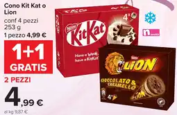 Carrefour Cono Kit Kat o Lion offerta