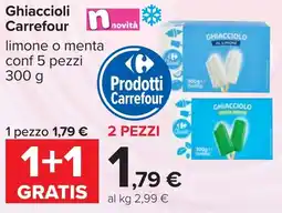 Carrefour Ghiaccioli Carrefour offerta