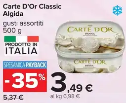 Carrefour Carte D'Or Classic Algida offerta