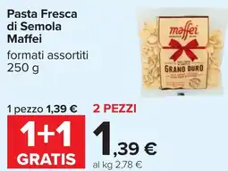 Carrefour Pasta Fresca di Semola Maffei offerta