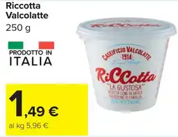 Carrefour Riccotta Valcolatte offerta