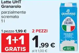 Carrefour Latte UHT Granarolo offerta
