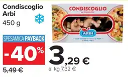 Carrefour Condiscoglio Arbi offerta