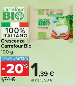 Carrefour Market Crescenza Carrefour Bio offerta