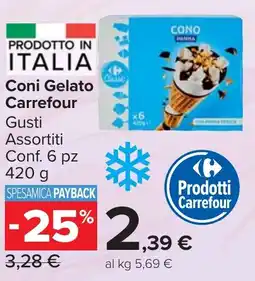 Carrefour Market Coni Gelato Carrefour offerta
