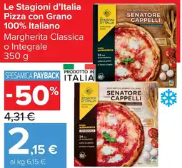 Carrefour Market Le Stagioni d'Italia Pizza con Grano 100% Italiano offerta
