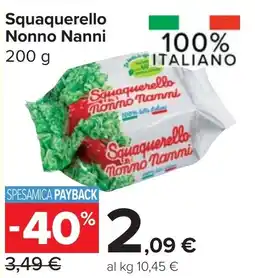 Carrefour Market Squaquerello Nonno Nanni offerta