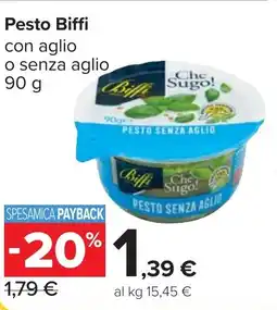 Carrefour Market Pesto Biffi offerta