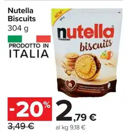 Carrefour Market Nutella Biscuits offerta