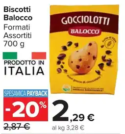 Carrefour Market Biscotti Balocco offerta