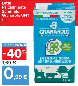 Carrefour Market Latte Parzialmente Scremato Granarolo UHT offerta
