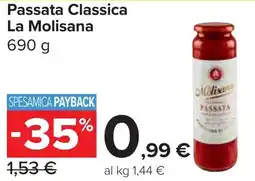 Carrefour Market Passata Classica La Molisana offerta