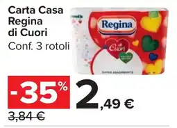 Carrefour Market Carta Casa Regina di Cuori offerta