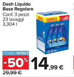 Carrefour Market Dash Liquido Base Regolare offerta